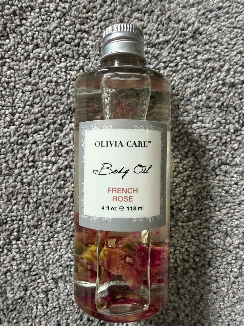 Olivia Care French Rose Body Oil - 4 Fl Oz